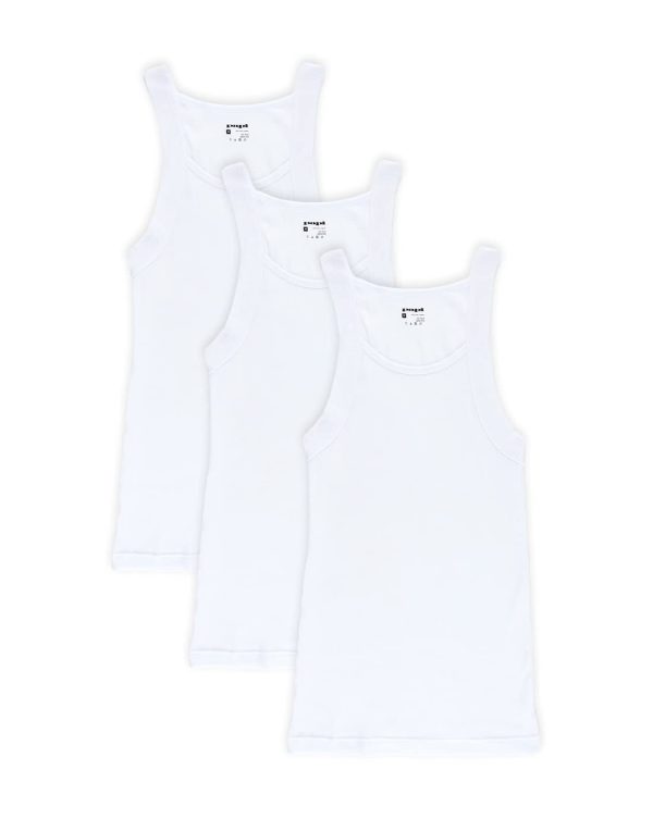 Men's 3-Pack Cotton Square Neck Tank Top