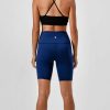 Women's 2-Pack High Waist Workout Yoga Running Exercise Shorts with Side Pockets