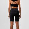 Women's 2-Pack High Waist Workout Yoga Running Exercise Shorts with Side Pockets