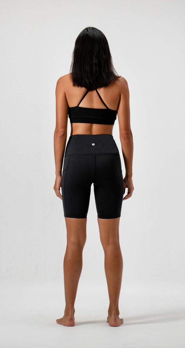 51VJHaPfVQL.jpg Women's 2-Pack High Waist Workout Yoga Running Exercise Shorts with Side Pockets