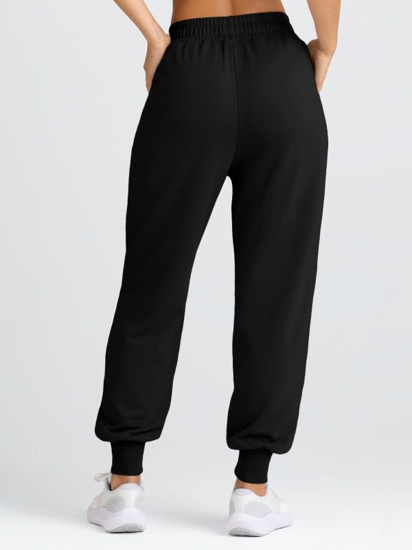 Sweatpants Women Baggy High Waisted Sweat Pants Fall Clothes Casual Joggers Y2k Aesthetic Warm Trousers with Pockets