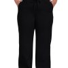 Women's Plus Size Wide Leg Sweatpants Elastic Waist Baggy Drawstring Lounge Pants with Pockets