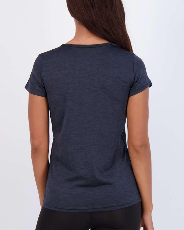 5 Pack: Women's Short Sleeve V-Neck Activewear T-Shirt Dry-Fit Wicking Yoga Top (Available in Plus)