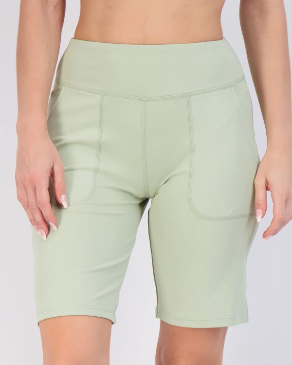 612uGkx6wrL.jpg 4 Pack: Women's 9" Bermuda Long High Waisted Shorts with Pockets Casual Workout Athletic (Available in Plus)