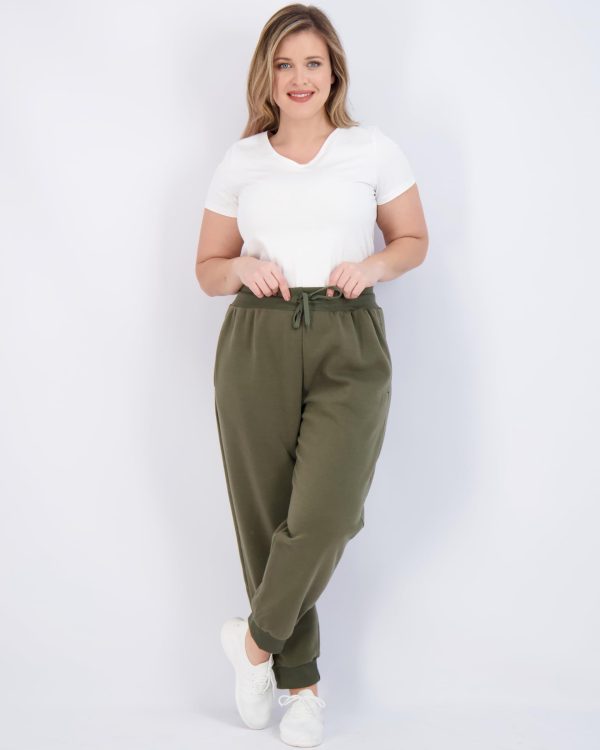 3 Pack: Women's Ultra-Soft & Warm Fleece Joggers Sweatpants with Pocket (Available in Plus Size)