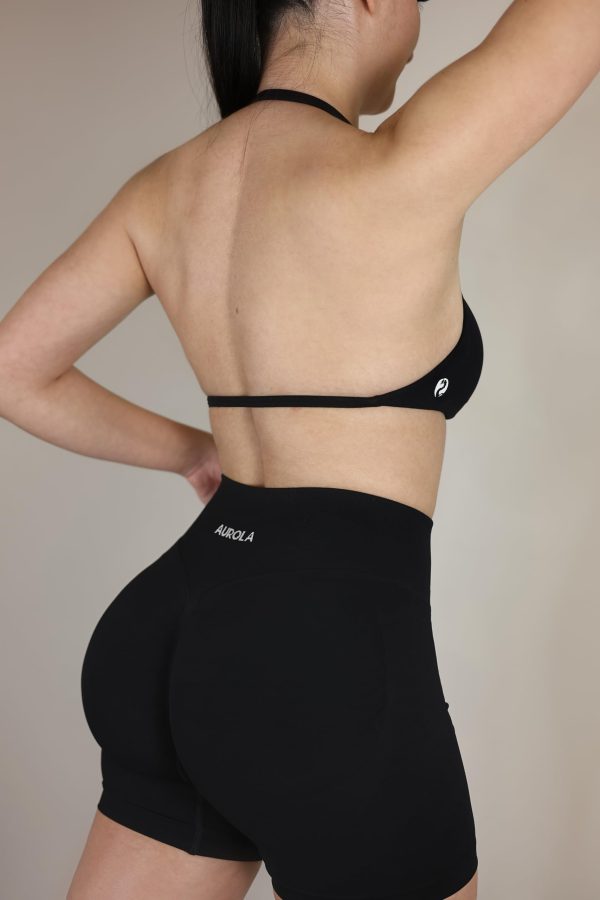 Influence Strappy Bra Sports Bras for Women, Backless Padded Impact Strappy Bra Workout Gym Yoga with Removable Cups