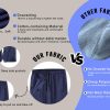 Unisex Tear Away Pants 2 Side Snaps Post Surgery Breakaway Pant Full Open Down Cotton Rip Off Pants for Hip Replacement