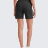 Women's Athletic Running Shorts High Waisted Bermuda Summer Casual Shorts for Golf Yoga with Pockets