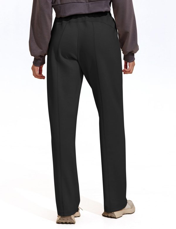 Womens Straight Leg Sweatpants Casual Athletic Workout Pants Stretch Soft Lounge Pants with Pockets