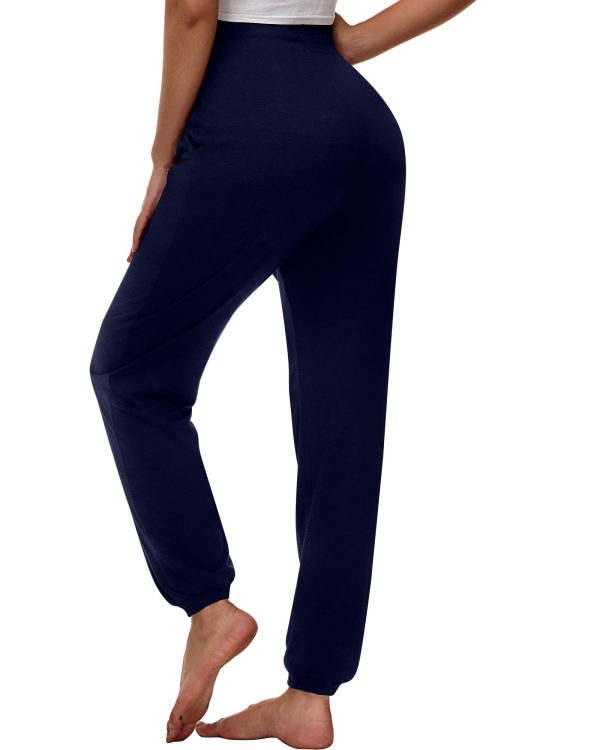 3 Pcs Women's Joggers Pants Casual Soft Sweatpants Lounge Pants High Waisted Athletic Joggers with Pockets