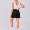 Womens Athletic Sweat Shorts Soft Drawstring High Waisted Active Short Comfy Casual Lounge Shorts with Pockets