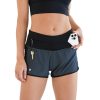 Women??s Running Shorts ?C Built-in  Running Belt for Phone/Essentials, Zipper Closure, USA Company