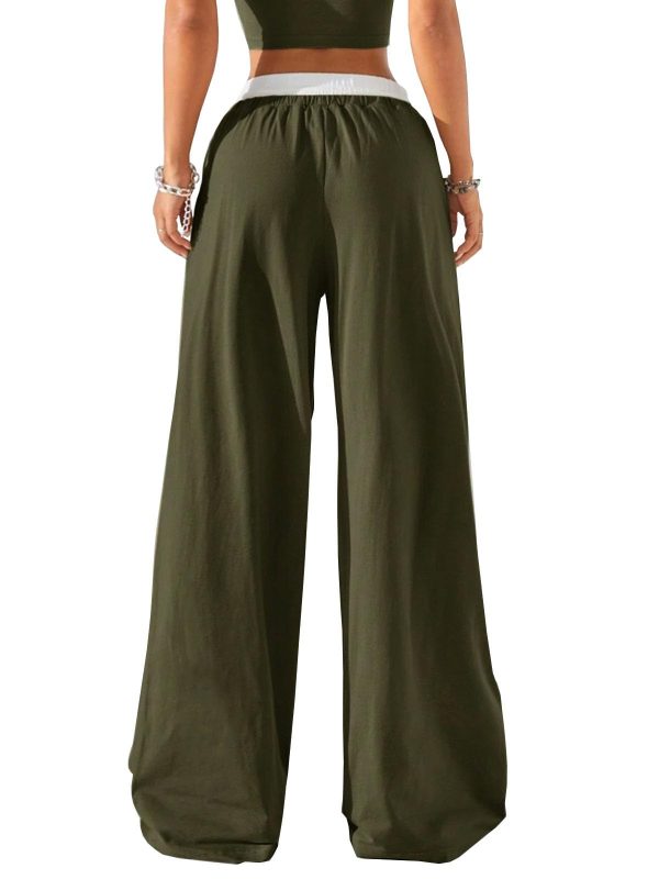Womens Sweatpants Wide Leg Pants Casual Palazzo Flowy Trouser Woman High Waisted Loose Fit Lounge Pant Comfy 2025