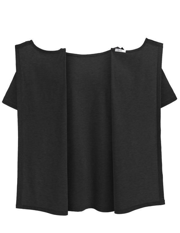 Unisex Post Surgery Shirt Open Back Hospital Shirts for Men Tear Away Snap Surgical Tops Soft Adaptive Clothing