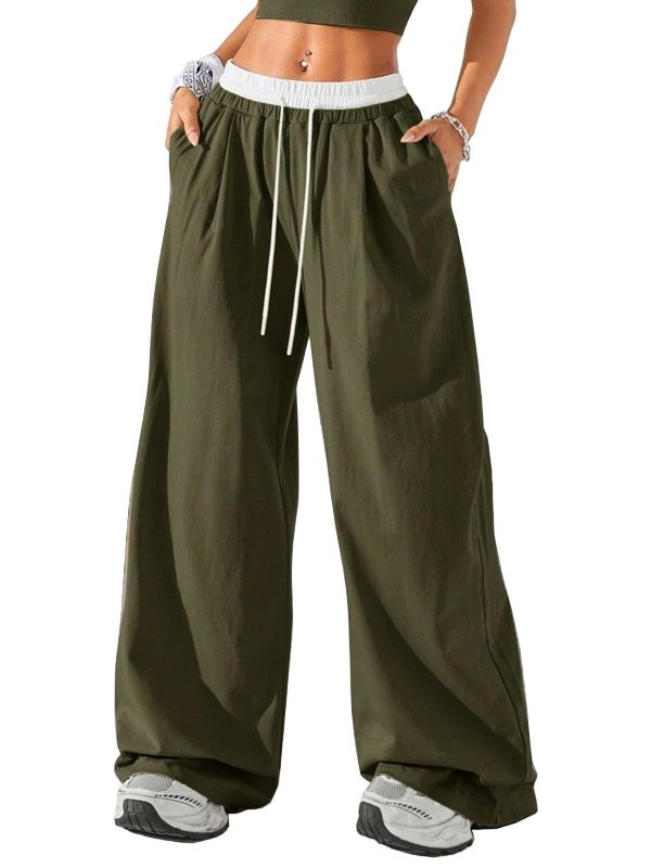 Womens Sweatpants Wide Leg Pants Casual Palazzo Flowy Trouser Woman High Waisted Loose Fit Lounge Pant Comfy 2025