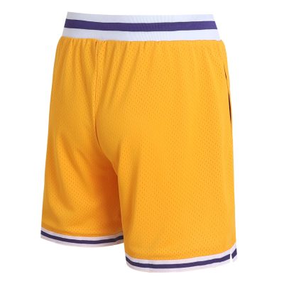 DEHANER Men's Basketball Shorts with Zip Pockets for Workout Gym Sports, Featuring Breathable Mesh Fabric