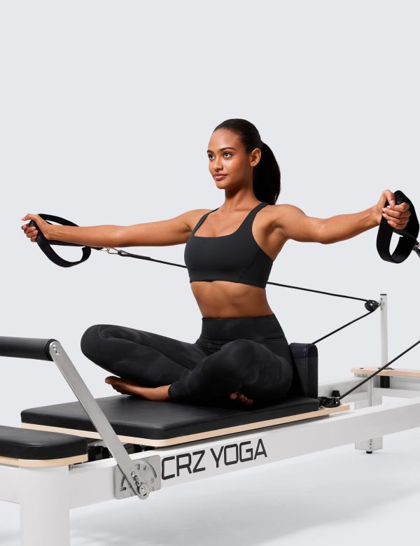 712wPsKE7dL.jpg Butterlift Double Lined Square Neck Sports Bras for Women - Wireless V-Shaped Racerback Workout Yoga Top Non Padded