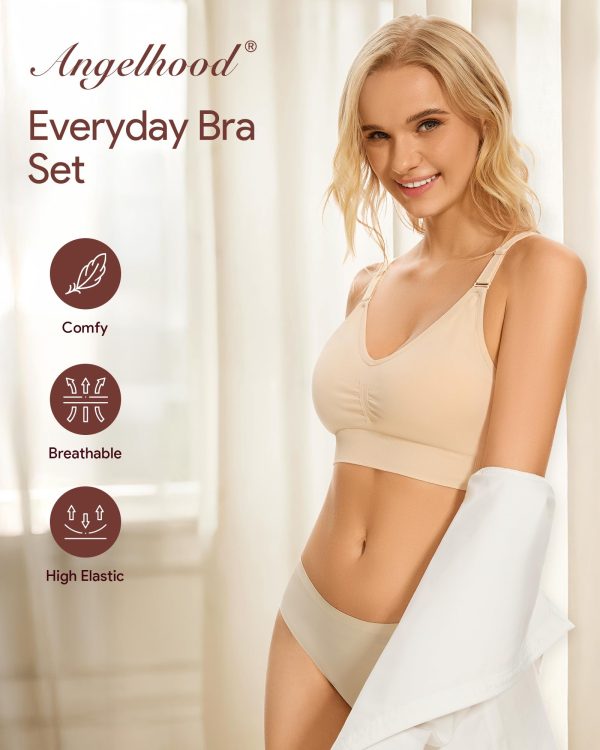 Wireless Bras for Women Cami Tank Top Sports Seamless Padded Bralettes for Women