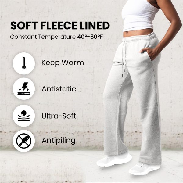 71Dmw8ymfCL.jpg 3 Pack Sweatpants Women, Wide Leg Womens Sweatpants, Workout - Yoga Pants (Available in Plus)