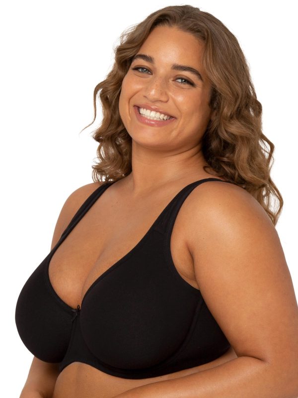 Women's Plus-Size Cotton Unlined Underwire Bra