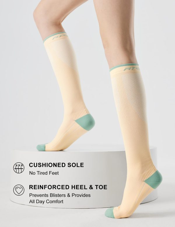 3 Pairs Compression Socks for Women and Men 20-30mmHg-Circulation Support Socks