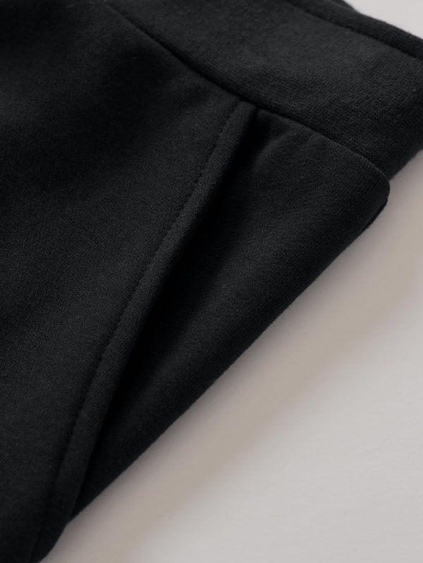 Women's Petite Wide Leg Sweatpants Cotton Pants with Pockets