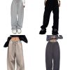 XPONNI Y2K Baggy Sweatpants - Wide Leg Women's Pants