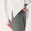 Long Sleeve Tee for Women with Thumb Hole Athletic Gym Workout Crop Tops Yoga Shirts