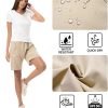 Women's Lightweight Hiking Cargo Shorts Quick Dry Breathable Summer Shorts Women Travel Athletic Golf with Pockets