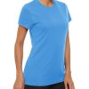 Women's Short Sleeve T-Shirts UPF 50+ Sun Protection Quick Dry Athletic Running Workout Rash Guard Tops
