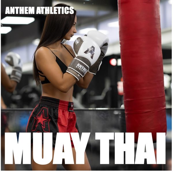 71dwI1TBH0L.jpg Muay Thai Shorts - Kickboxing Short Boxing Trunks for Men & Women - 50/50 Classic Infinity Resolute