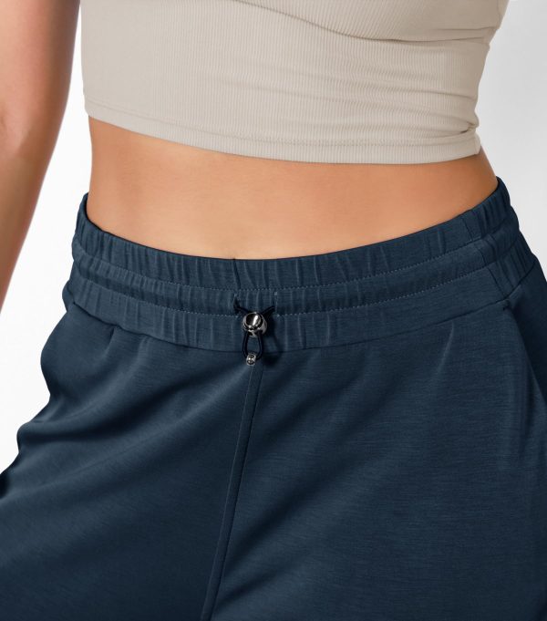 Women's Modal Soft Jogger Pants with Pockets Adjustable Shockcord High Waist Sweatpants Casual Lounge Pants