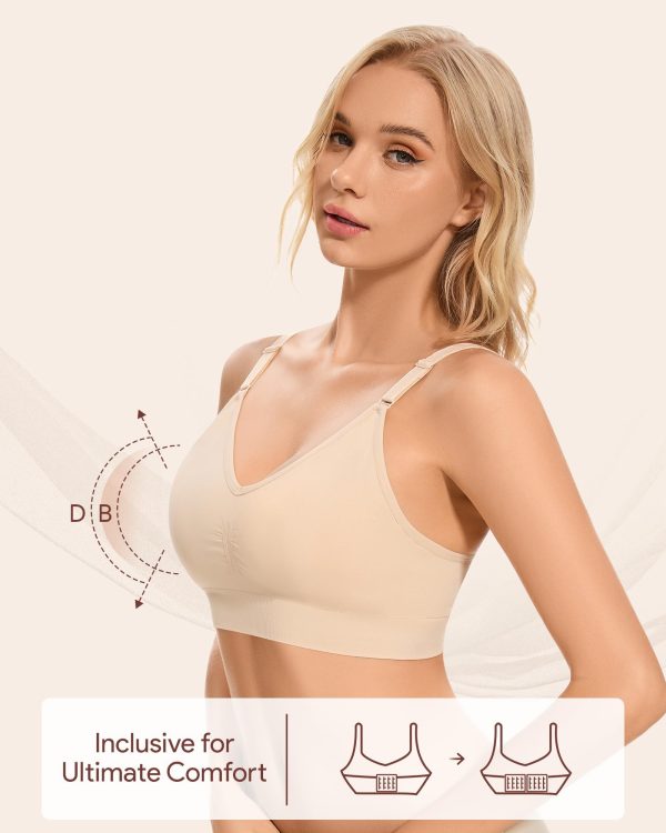 Wireless Bras for Women Cami Tank Top Sports Seamless Padded Bralettes for Women