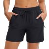 Women's 5" Hiking Shorts UPF 50+ Quick Dry Lightweight Athletic Running Golf Summer Casual Shorts with Pockets