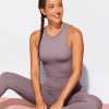 Nudi Sports Bras for Women Removable Padded Yoga Tank Tops Sleeveless Fitness Workout Crop Tops
