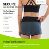 Women??s Running Shorts ?C Built-in  Running Belt for Phone/Essentials, Zipper Closure, USA Company
