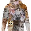 Unisex Adults 3D Printed Fashion Hoodies for Men Women Pullover Novelty Sweatshirts with Big Pockets