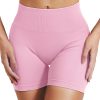 Women Workout Impact Shorts 3.6"/ 4.5"/ 6" Scrunch Butt Lifting Gym Seamless Booty Biker Shorts