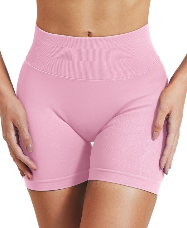 81AZsFWsFeL.jpg Women Workout Impact Shorts 3.6"/ 4.5"/ 6" Scrunch Butt Lifting Gym Seamless Booty Biker Shorts