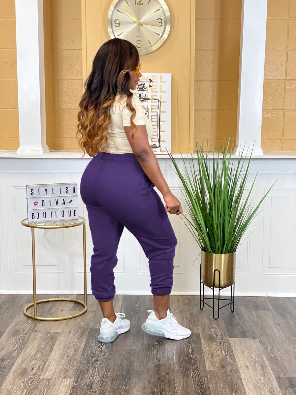Women's Plus Size Casual Sweatpants Drawstring Jogger Pants Tight Track Pants with Pockets