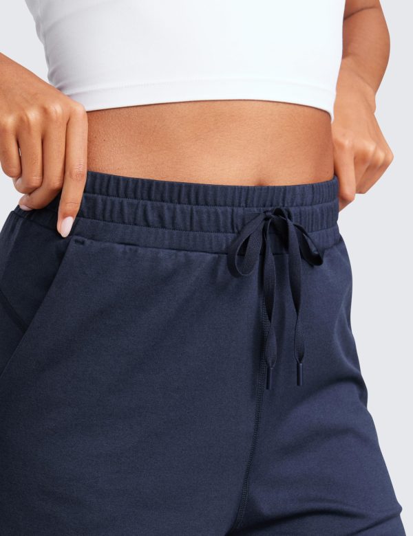 Cloud Jersey Wide Leg Sweatpants Women 30?? High Waisted Casual Lounge Pajama Travel Pants with Pockets