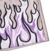 Mens Flame Graphic Basketball Shorts Cool Retro Running Athletic Shorts Drawstring Waist Casual Track Shorts