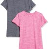 Women's Tech Stretch Short-Sleeve Crewneck T-Shirt (Available in Plus Size), Multipacks